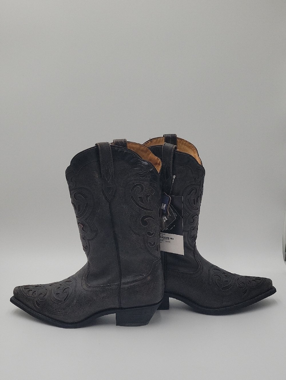 Leather Cowboy Boots